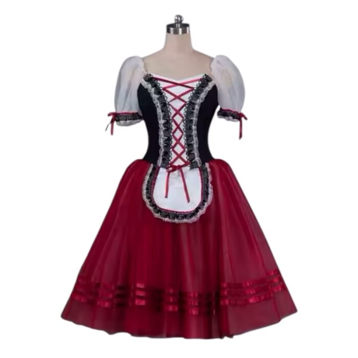 Red romantic tutu
